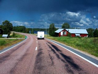 Auf dem Weg nach Östersund